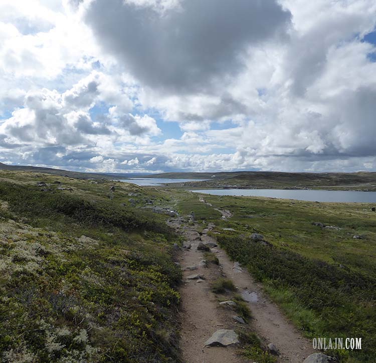 På tur på Hardangervidda